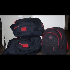 Abercrombie Messenger bag,duffel bag and  backpack